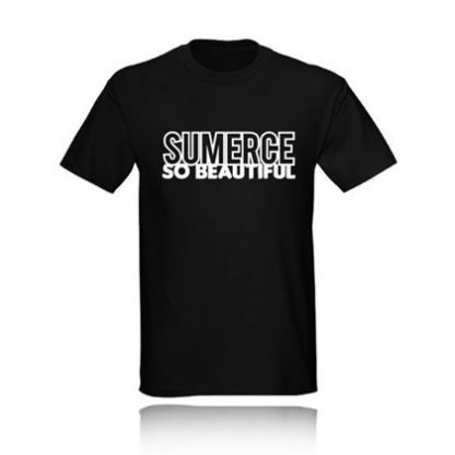 T-SHIRT SUMERCE SO BEAUTIFUL camiseta black negra